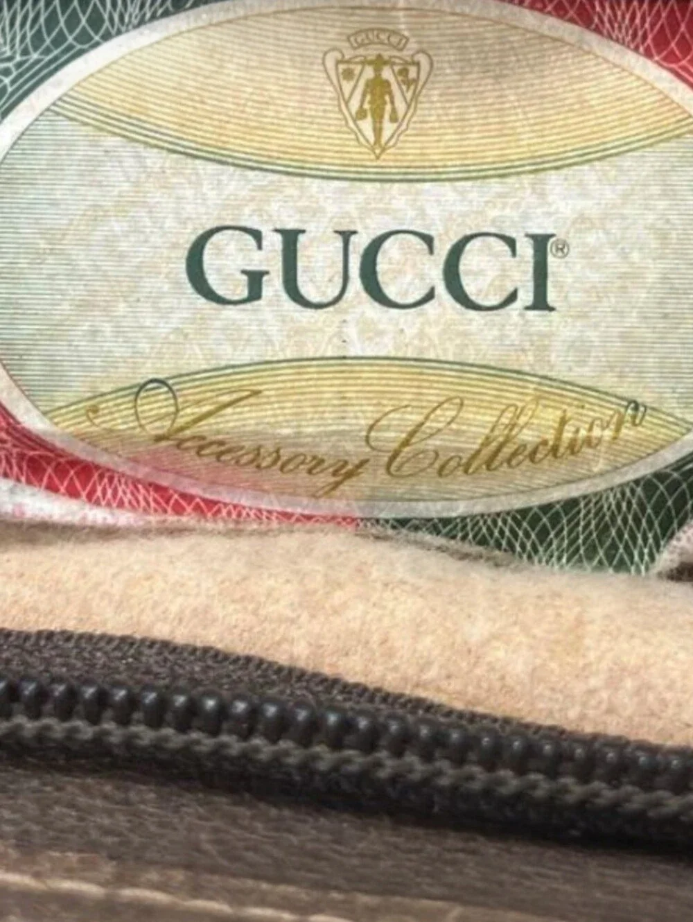 Vintage Gucci Accessory Collection Clutch Bag GG Supreme Monogram Canvas Italy